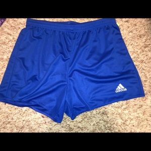 Blue Adidas athletic shorts size Medium